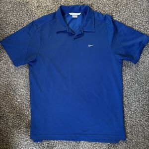 Nike Men’s Dri-Fit Blue Golf Polo Shirt. SIze XL